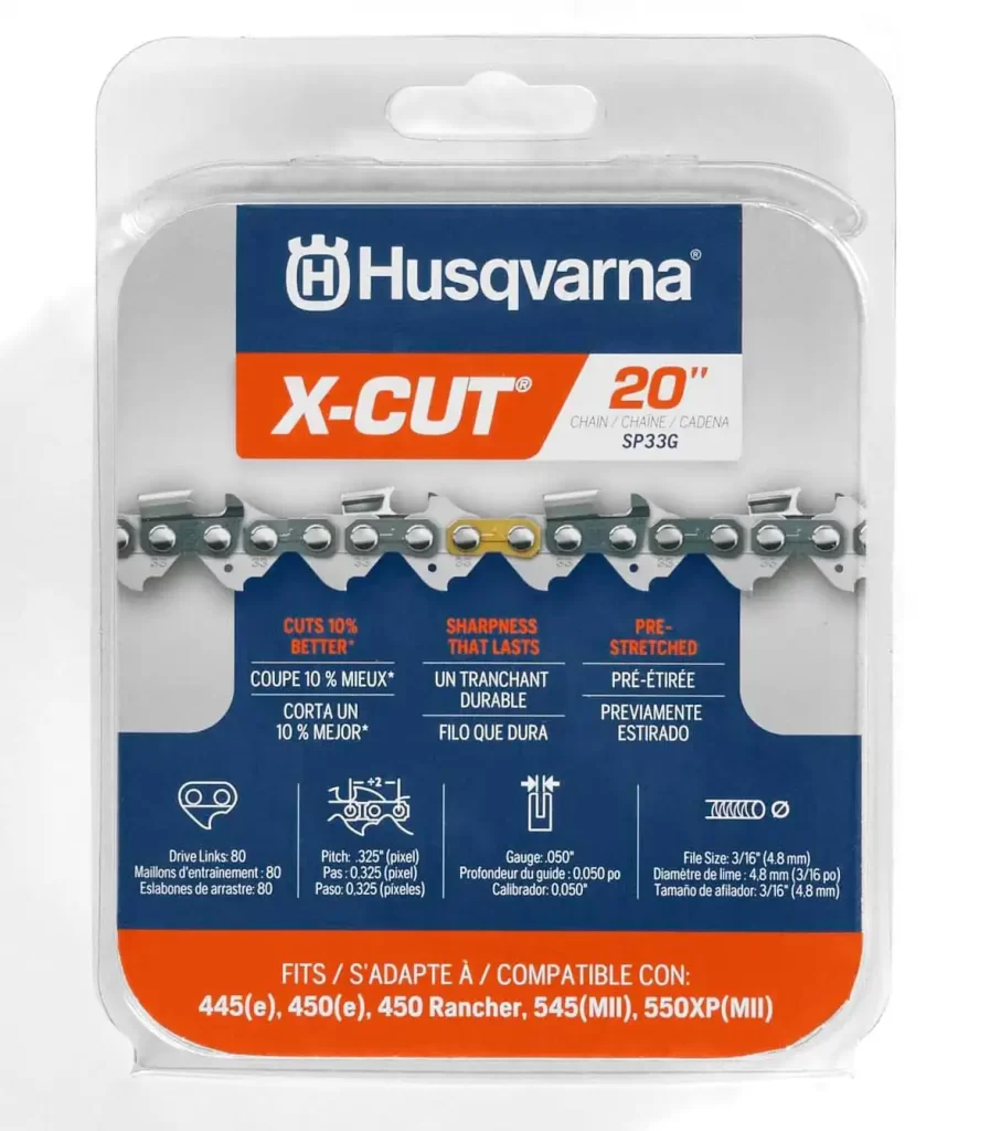 Husqvarna X-Cut SP33G 20 Inch Chainsaw Chain