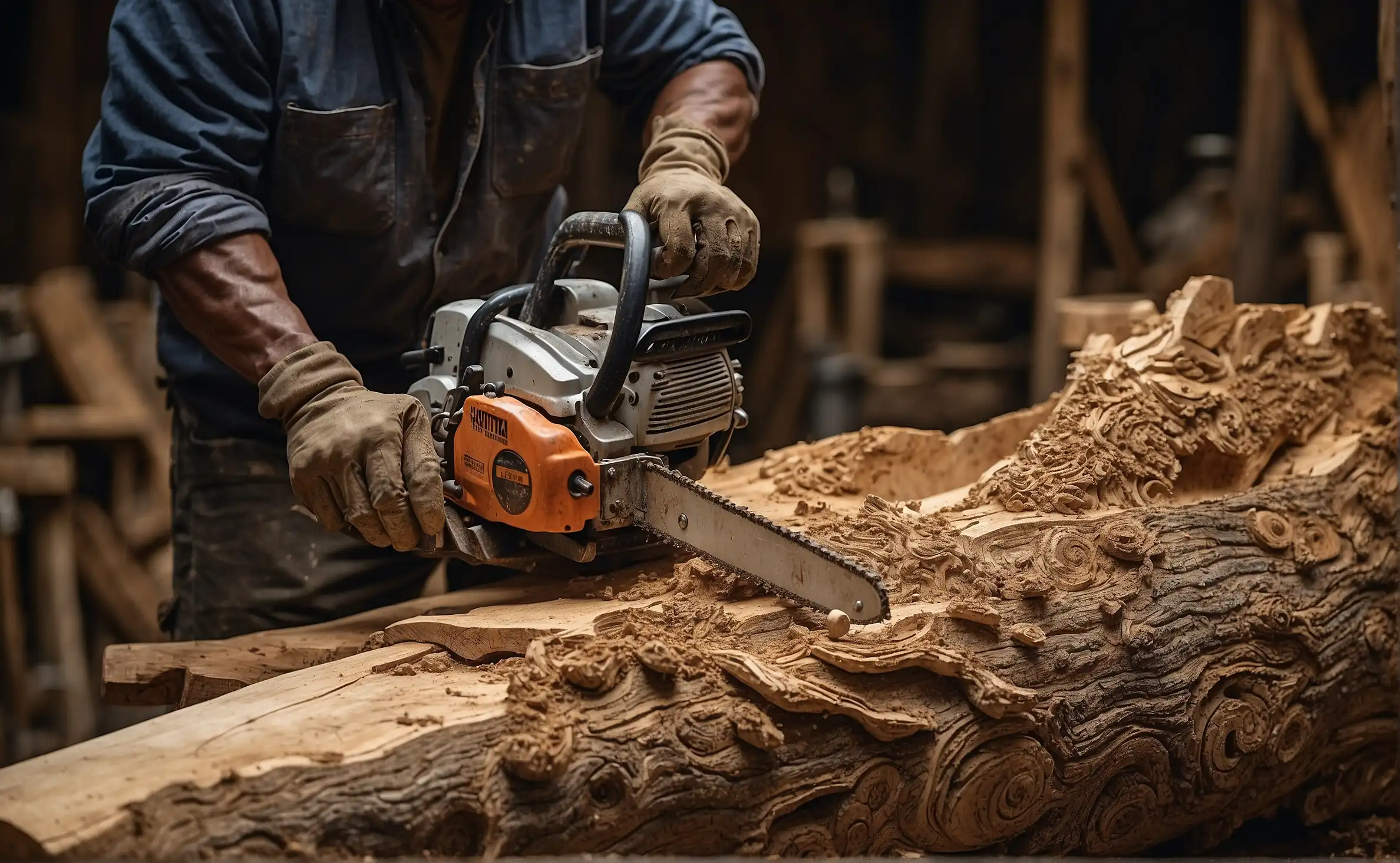 How to Do Chainsaw Wood Carving