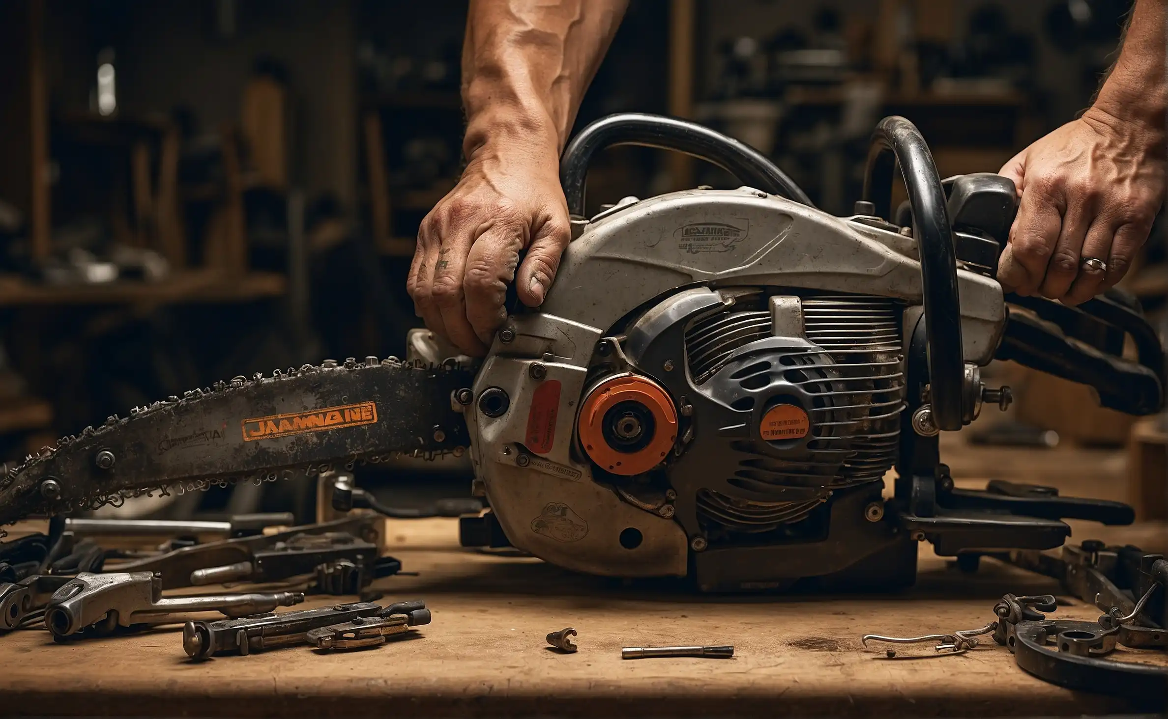 How to Tune a Poulan Chainsaw