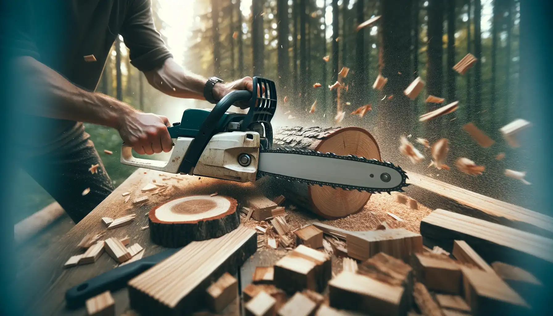 How to Cut Wood Slices With Chainsaw