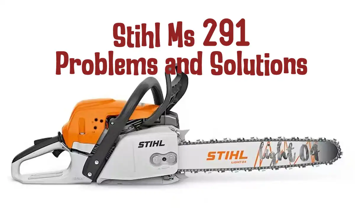 Stihl Ms 291 Problems and Solutions